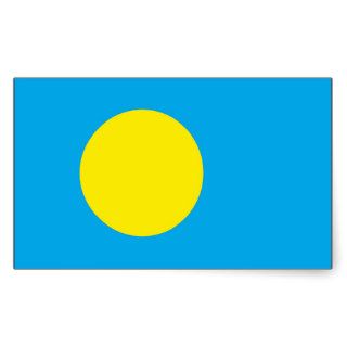 Palau Flag Rectangular Sticker