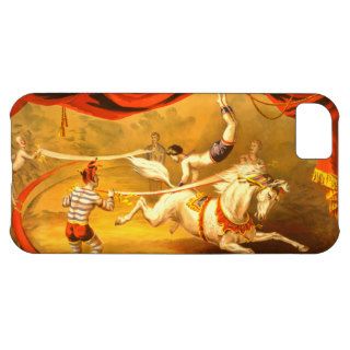 Vintage Circus Trick Rider Performing Arts Ad Case For iPhone 5C