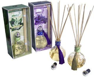 Greenair All Natural Aromatherapy Reed Diffuser 7.0 Ounces, Set Of 2 Units (lilac Blossom Scent And lily of the valley) Health & Personal Care