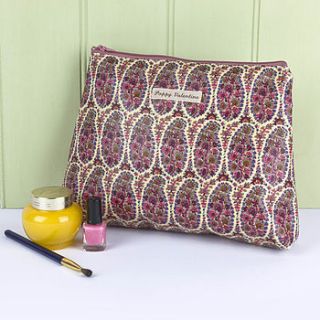 wash bag liberty print oilcloth by poppy valentine