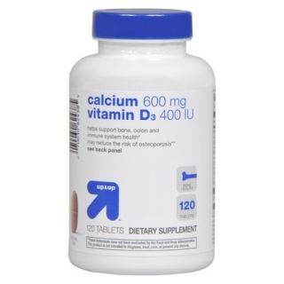 Up & Up™ Calcium +Vitamin D Tablets   120 pk.