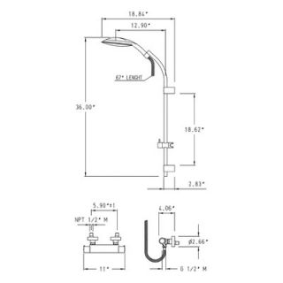 Roman Soler by Nameeks Drako Round Shower Column   Ramon Soler US