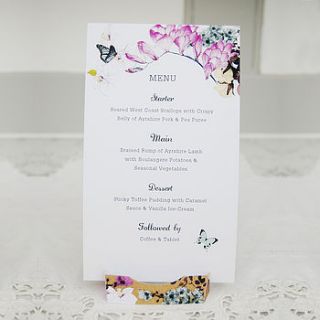 midsummer menu by eagle eyed bride