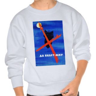 Old Soviet Russian Propaganda Apparel Pullover Sweatshirts