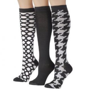 Tipi Toe Women's 3 Pack Patterned Knee High Socks (KH136) Casual Socks