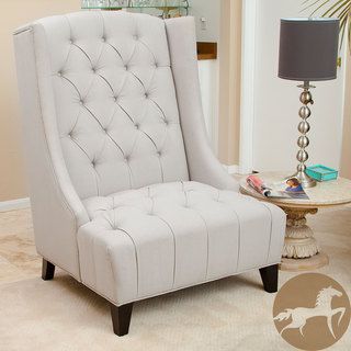 Christopher Knight Home Miles Tall Wingback Accent Chair Christopher Knight Home Chairs