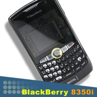 RIM BLACKBERRY CURVE 8350i 8350 BLACK FULL HOUSING FACEPLATE F Cell Phones & Accessories