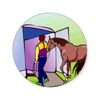 Horse Show Preparation Round Stickers