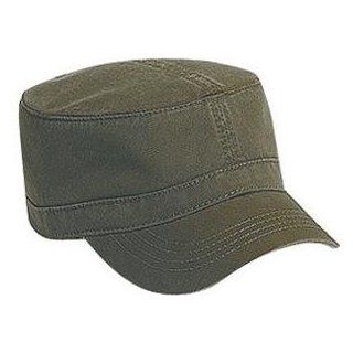 Otto Cap Superior Garment Washed Cotton Twill Military Style Cap   Dk.olive at  Mens Clothing store Baseball Caps