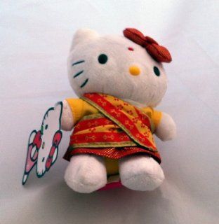Jakks Pacific Hello Kitty International Plush   5.5"   India Theme Toys & Games