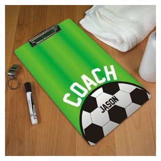 Personalized Soccer Coach Clipboard 