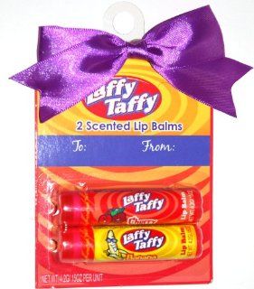 Laffy Taffy 2 Scented Lip Balms, Cherry and Banana (1 Each) Health & Personal Care
