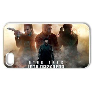 DiyPhoneCover Custom The Movie "Star Trek into darkness" Printed Hard Protective White Case Cover for Apple iPhone 4,4s DPC 2013 12769 Cell Phones & Accessories