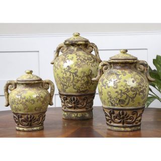 Uttermost 3 Piece Gian Decorative Canister Set