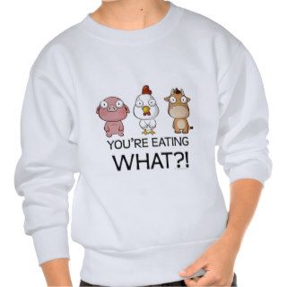 The Vegan Animal Rights Movement Pull Over Sweatshirts