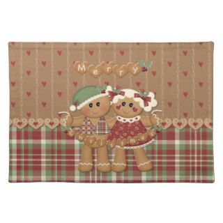 Gingerbread Country Christmas Placemat
