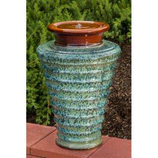 Twister Indoor / Outdoor Ceramic Urn Fountain