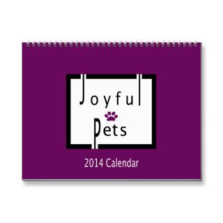 2014 Joyful Pets Calendar