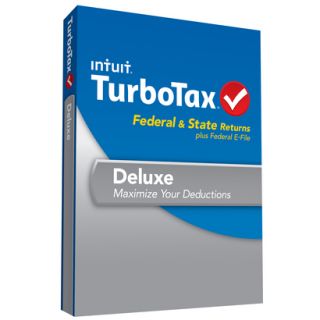 TurboTax Deluxe Tax Year 2013 Retail DVD Package