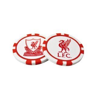 Liverpool F.C. Poker Chip Ball Markers  Golf Ball Markers  Sports & Outdoors