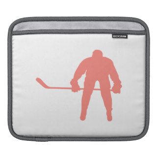 Coral Pink Hockey Sleeves For iPads