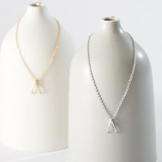 baby wishbone necklaces by simply suzy q