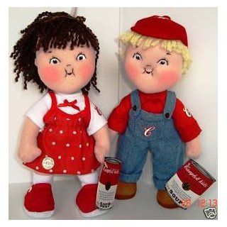 Campbells Soup Kids Limited Edition Collectible Plush Dolls (2004) Toys & Games