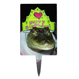 Alligator Birthday Cake Topper