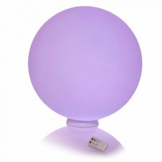 Colin Cowie Color Changing 19" LED Lighted White Sphere
