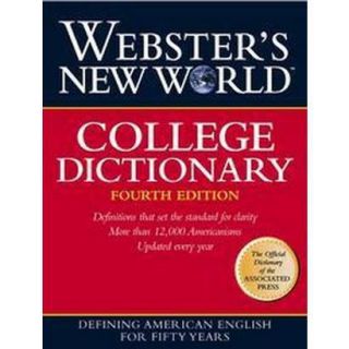 Websters New World College Dictionary (Hardcover)