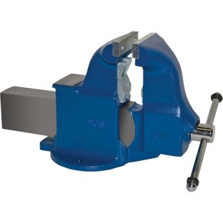 Yost Heavy-Duty Industrial Combination Bench Vise — Stationary Base, 6in. Jaw Width, Model# 134C  Bench Vises