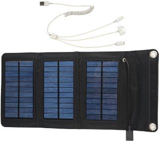 5w Foldable Solar Charger / 3.5 Feet Multi function USB Wire / MicroSolar FD1 Solar Charger for Cell Phone Which Battery Capacity is Less Than 2000mah  Solar Panels  Patio, Lawn & Garden