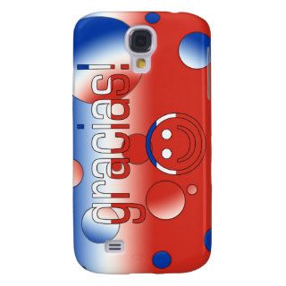 Gracias Chile Flag Colors Pop Art Galaxy S4 Case