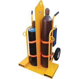 Vestil Welding Cylinder Torch Cart, Model# CYL-2  Gas Cylinders   Caddies