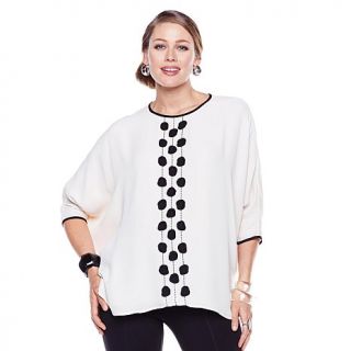 MarlaWynne Illusion Circle Top with Paillettes