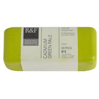 R&F Encaustic 104ml Paint, Cadmium Green Pale