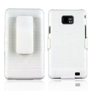 Swivel Holster with Stand for Samsung Galaxy S2 i9100, White Cell Phones & Accessories