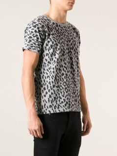 Saint Laurent Leopard Print T shirt   Ottodisanpietro