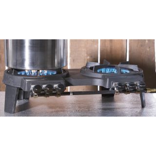 Hurricane Products Propane Cast Iron Stove — Double Burner, Model# 63-5200  Cooking Stoves   Burners