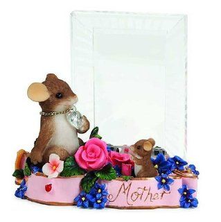 Charming Tails A Mother's Love Photo Frame   Collectible Figurines