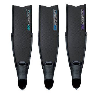 OMER Stingray Carbon Fiber Freediving Fins   3 Stiffnesses Available  Diving Swim Fins  Sports & Outdoors