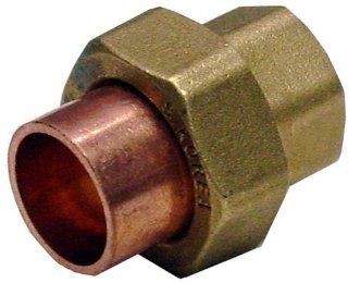 Aviditi 92303 1/2 Inch C x C Copper Fitting Union, (Pack of 10)   Pipe Fittings  