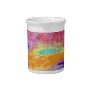 Colorful Watercolor abstract Drink Pitchers