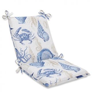 Pillow Perfect Squared Corner Outdoor Chair Cushion   Sea Life Marine