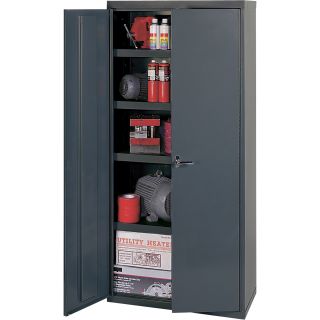 Edsal Welded Vault Cabinet — 60in.W x 24in.D x 84in.H, Model# VC602484  Storage Cabinets