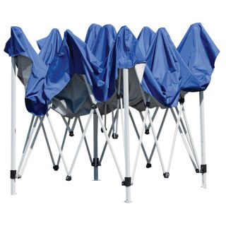 Canopy Factory Pop-Up Canopy — 10ft.L x 10ft.W, Slant Leg, Blue, Model# 22591  Pop Up Canopies