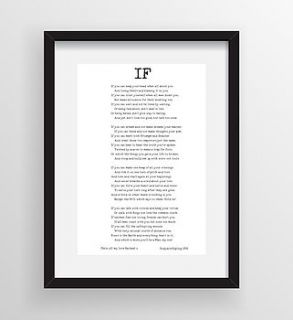 personalised if poem print by parkins interiors