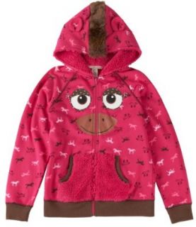 Self Esteem 7 16 Horse Critter Hooded Jacket Super pink Small Outerwear Jackets Clothing