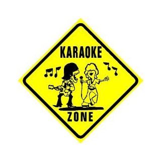 Shop KARAOKE ZONE sing stage fun talent NEW sign at the  Home Dcor Store