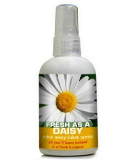 Toodaloo 4 Oz. *Fresh As a Daisy* Odor Away Toilet Spray, Spray the Loo. Prevent the Pew, Better Than a Match Health & Personal Care